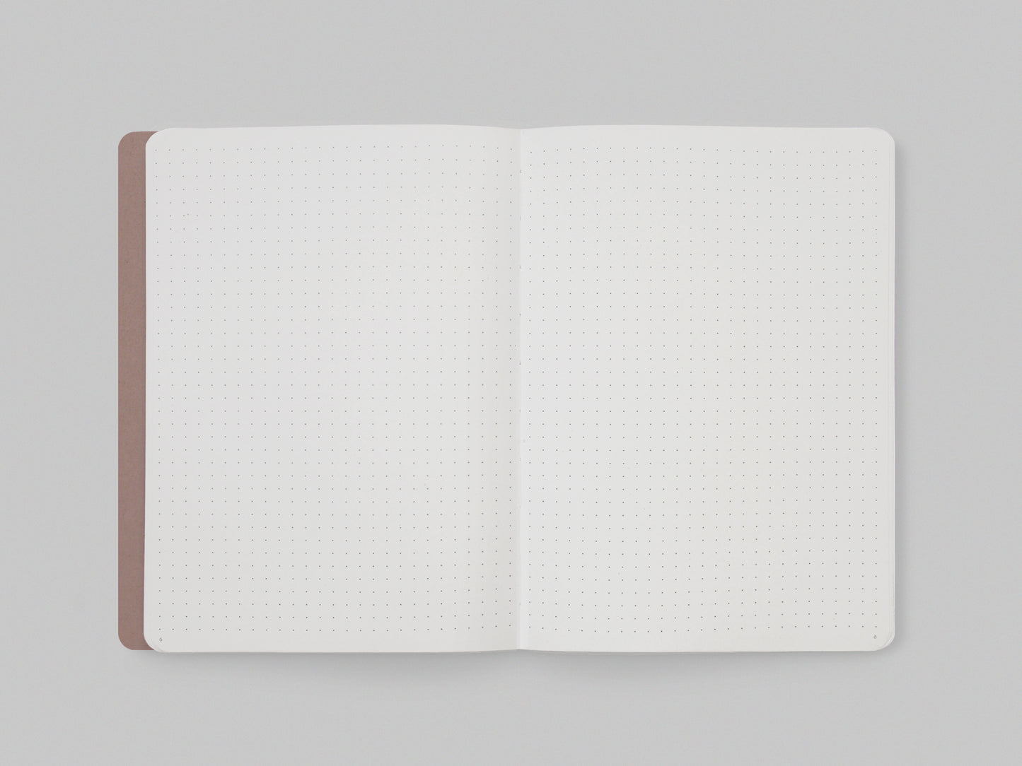 Open FA VO Dotted Notebook in Almond.