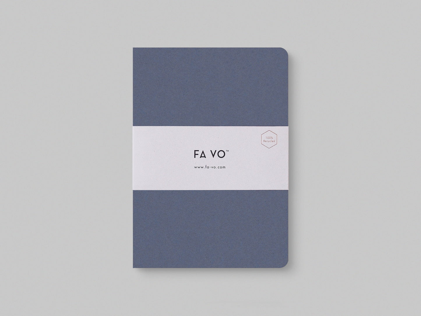 Front cover of the FA VO notebook in the color lavender.