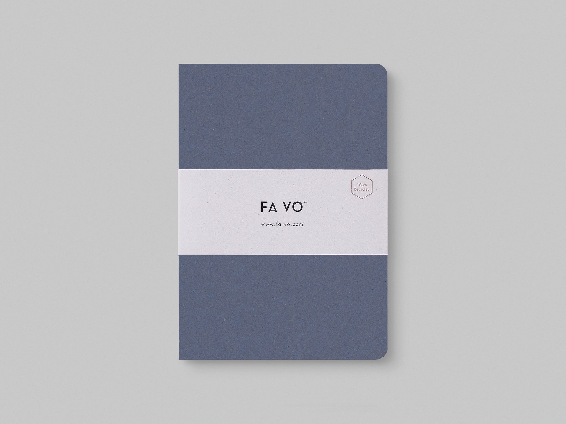 Front cover of the FA VO notebook in the color lavender.