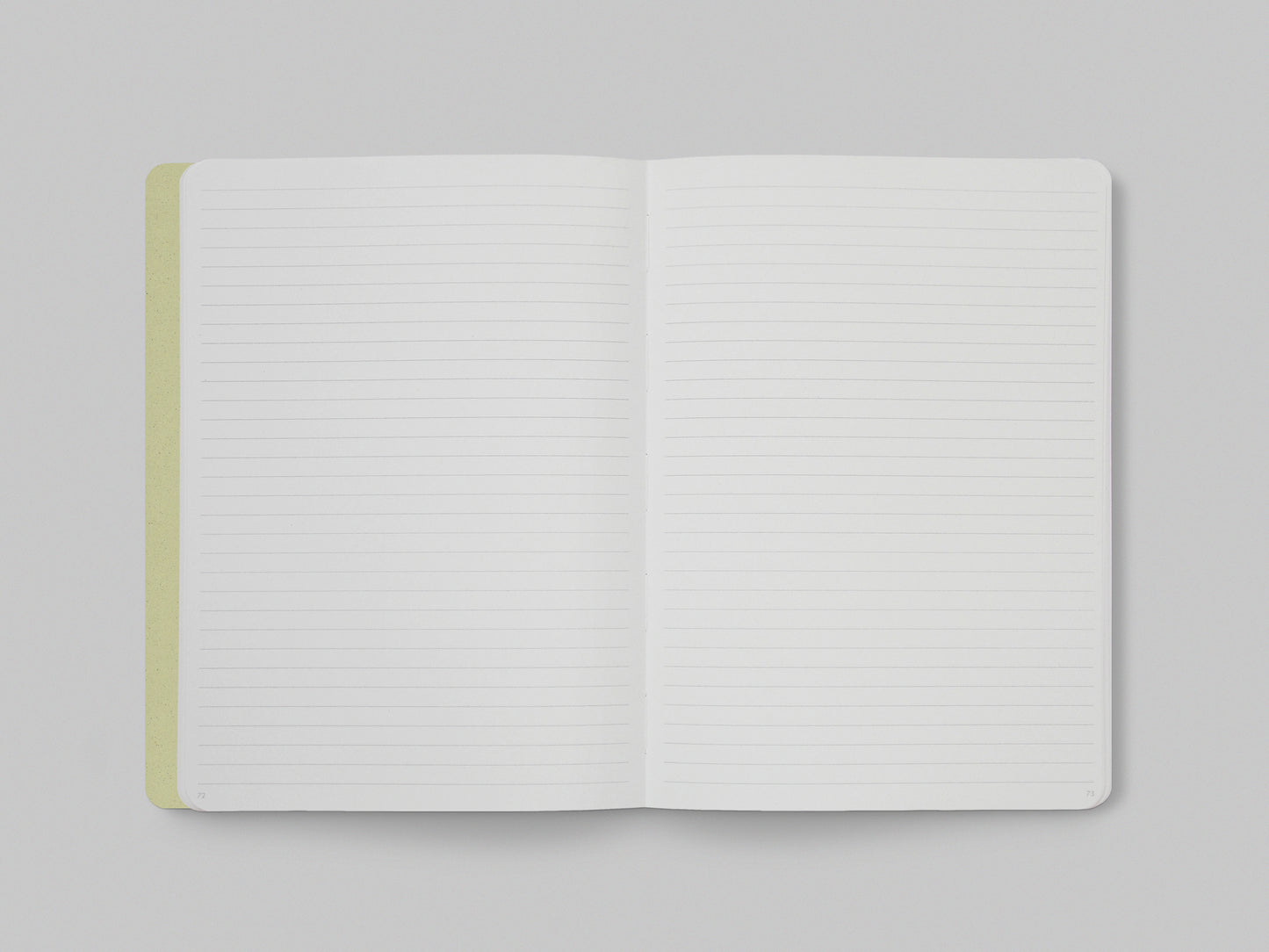 The FA VO Ruled Notebook in the color Kiwi.