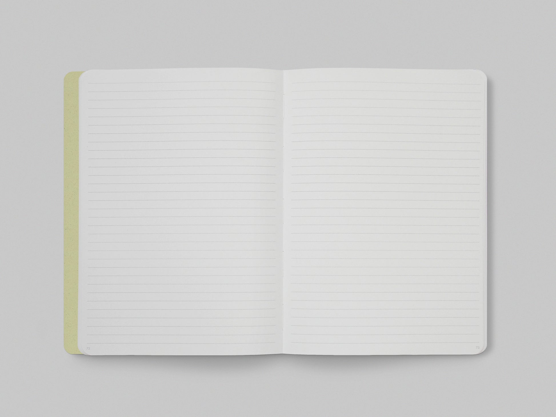 The FA VO Ruled Notebook in the color Kiwi.