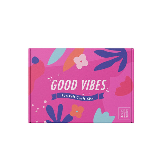 Box of the Good Vibes "Fun Felt Craft Kits" available on Kangyco.com.