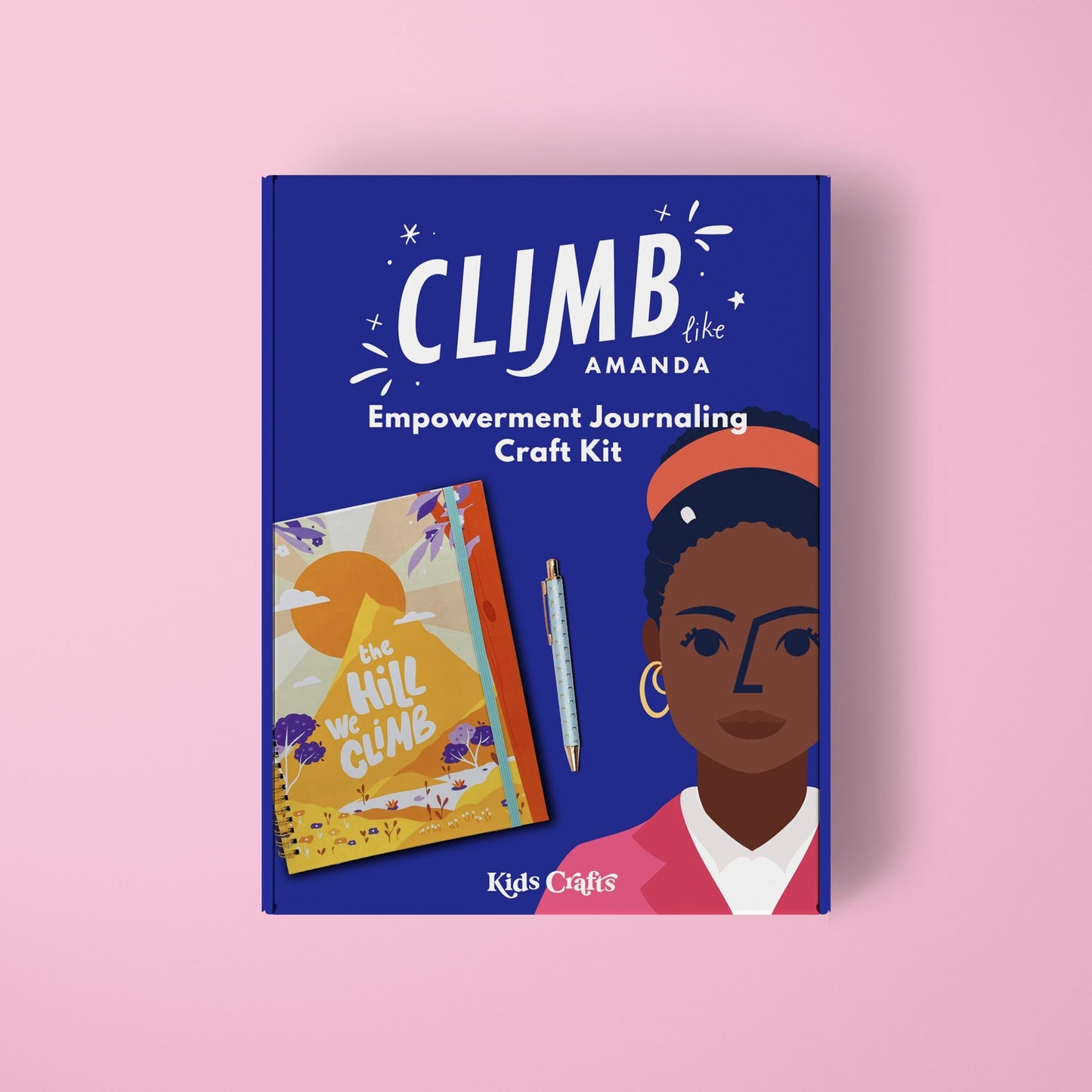 The Kids Crafts "Climb Like Amanda" Empowerment Journaling Craft Kit.