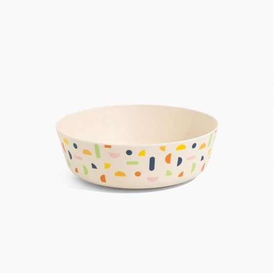 Bamboo Bowl in a Terrazzo print available at Kangyco.com.