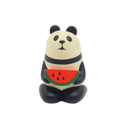 Pawsome Figurines #318 of a panda eating a watermelon.