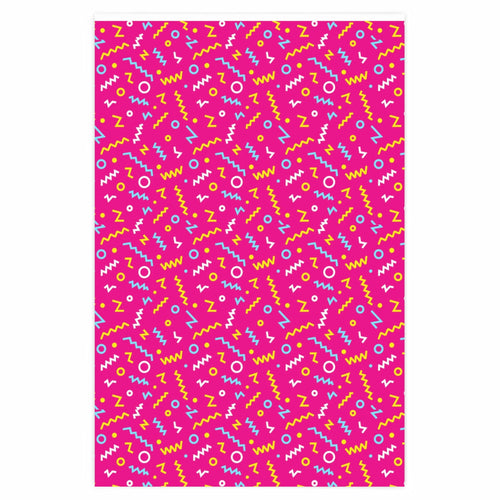 The 24" x 36" Pink Gift Wrapping Paper.