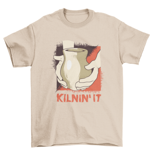 Sand "Kilnin' It" T-shirt.